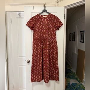 Christy Dawn The Simple Dawn Dress Antique Lotus Red Size XL